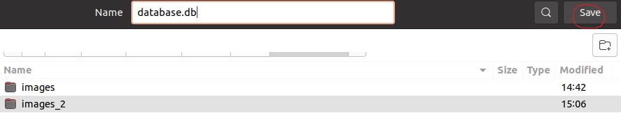 Select images folder