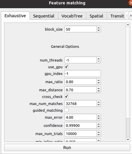 Feature matching result